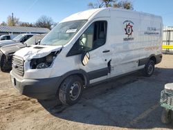 Salvage trucks for sale at Wichita, KS auction: 2018 Ford Transit T-250