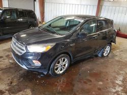 Salvage cars for sale at Lansing, MI auction: 2017 Ford Escape SE