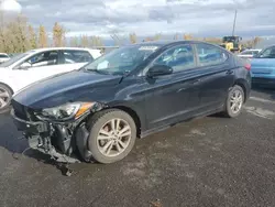 Salvage cars for sale at Portland, OR auction: 2018 Hyundai Elantra SEL