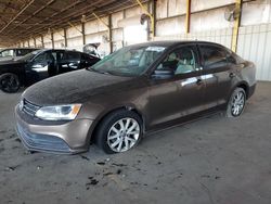 Volkswagen salvage cars for sale: 2015 Volkswagen Jetta SE