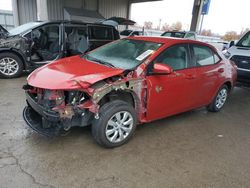 Salvage cars for sale at Fort Wayne, IN auction: 2016 Toyota Corolla L