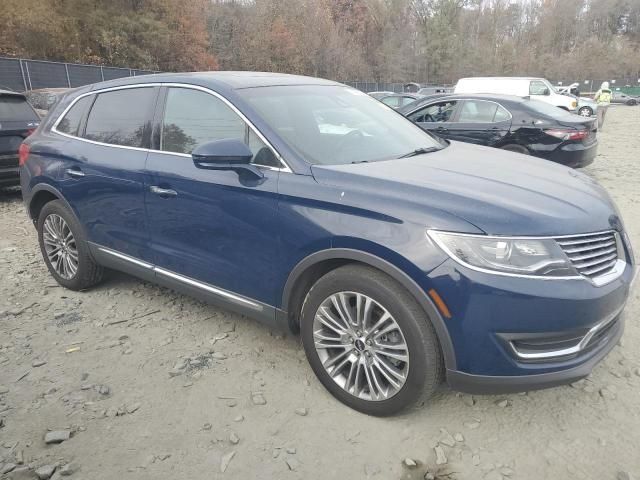 2018 Lincoln MKX Reserve