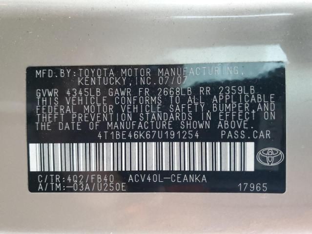 2007 Toyota Camry CE