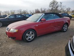 Audi a4 Vehiculos salvage en venta: 2005 Audi A4 1.8 Cabriolet