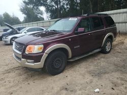 Salvage cars for sale at Midway, FL auction: 2008 Ford Explorer Eddie Bauer