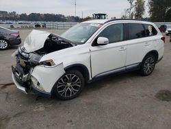 Mitsubishi salvage cars for sale: 2016 Mitsubishi Outlander SE