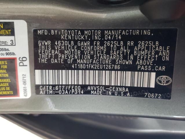 2014 Toyota Camry Hybrid