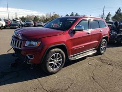 Jeep salvage cars for sale: 2014 Jeep Grand Cherokee Limited