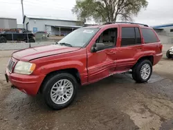 Jeep Vehiculos salvage en venta: 2003 Jeep Grand Cherokee Limited