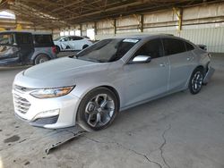 Chevrolet salvage cars for sale: 2021 Chevrolet Malibu LT