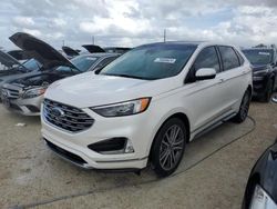 Salvage Cars with No Bids Yet For Sale at auction: 2019 Ford Edge Titanium