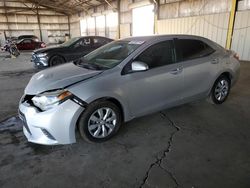 Toyota Corolla salvage cars for sale: 2016 Toyota Corolla L