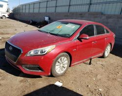 Salvage cars for sale at Albuquerque, NM auction: 2016 Hyundai Sonata Hybrid