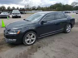 Salvage cars for sale at Florence, MS auction: 2015 Volkswagen Passat SE