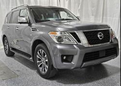 Nissan salvage cars for sale: 2019 Nissan Armada SV