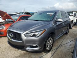 Salvage cars for sale at Arcadia, FL auction: 2020 Infiniti QX60 Luxe