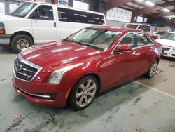 Salvage cars for sale at East Granby, CT auction: 2015 Cadillac ATS Luxury