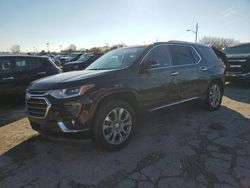 Salvage cars for sale at Indianapolis, IN auction: 2018 Chevrolet Traverse Premier