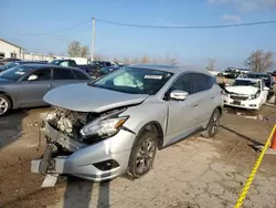 Salvage cars for sale at Pekin, IL auction: 2015 Nissan Murano S