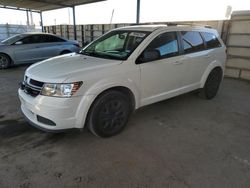 Salvage cars for sale at Anthony, TX auction: 2016 Dodge Journey SE