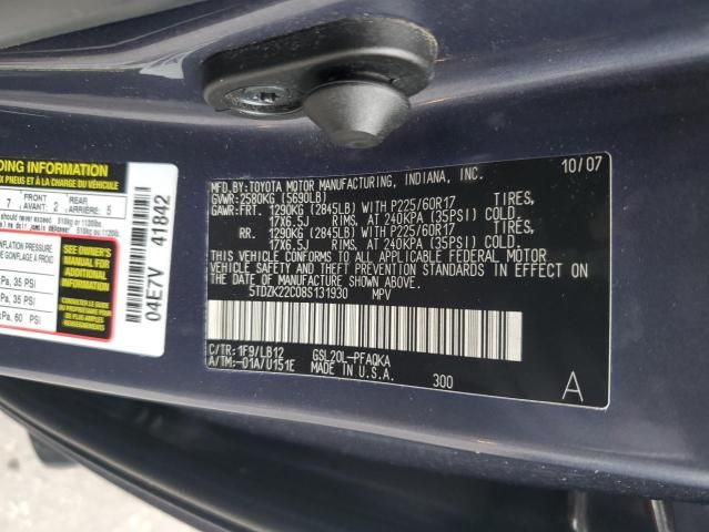 2008 Toyota Sienna XLE