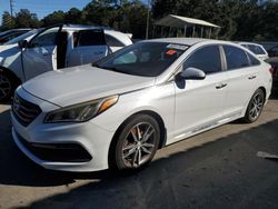 Salvage cars for sale at Savannah, GA auction: 2015 Hyundai Sonata Sport