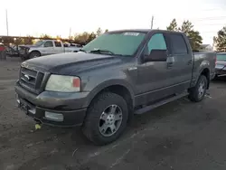 Ford salvage cars for sale: 2004 Ford F150 Supercrew