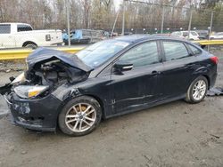 Salvage cars for sale at Waldorf, MD auction: 2015 Ford Focus SE