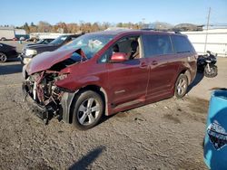 Carros salvage sin ofertas aún a la venta en subasta: 2016 Toyota Sienna LE