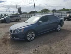 Salvage cars for sale at Miami, FL auction: 2019 Volkswagen Passat Wolfsburg