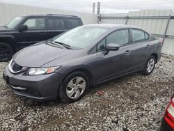 Honda Civic lx salvage cars for sale: 2014 Honda Civic LX