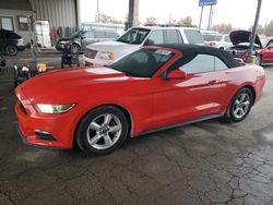 Salvage cars for sale from Copart Fort Wayne, IN: 2016 Ford Mustang