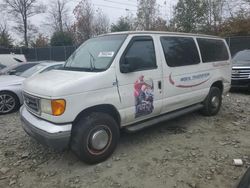 Ford Econoline e350 Super Duty salvage cars for sale: 2006 Ford Econoline E350 Super Duty Wagon