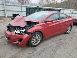 Salvage cars for sale at Hurricane, WV auction: 2015 Hyundai Elantra SE