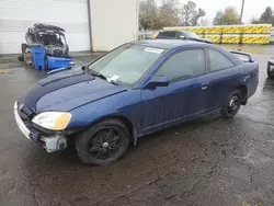 Honda Civic ex salvage cars for sale: 2003 Honda Civic EX