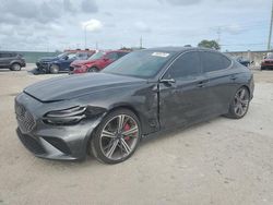 Carros salvage a la venta en subasta: 2024 Genesis G70 Base