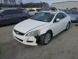 Salvage cars for sale at Spartanburg, SC auction: 2007 Honda Accord EX