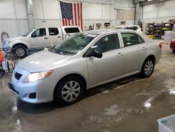 Salvage cars for sale from Copart Mcfarland, WI: 2010 Toyota Corolla Base