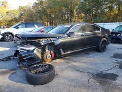 BMW salvage cars for sale: 2018 BMW 750 XI