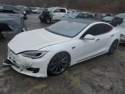 Salvage cars for sale at Marlboro, NY auction: 2016 Tesla Model S