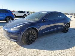 Salvage cars for sale at Arcadia, FL auction: 2022 Tesla Model 3