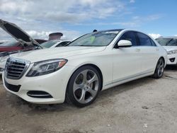 Carros salvage sin ofertas aún a la venta en subasta: 2015 Mercedes-Benz S 550