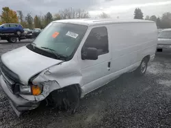 Salvage trucks for sale at Portland, OR auction: 2003 Ford Econoline E250 Van