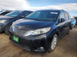 Toyota salvage cars for sale: 2011 Toyota Sienna XLE