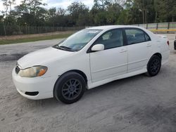 Salvage cars for sale from Copart Fort Pierce, FL: 2006 Toyota Corolla CE