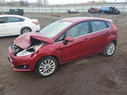 Salvage cars for sale from Copart Columbia Station, OH: 2017 Ford Fiesta Titanium