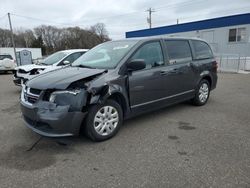 Salvage cars for sale from Copart Ham Lake, MN: 2018 Dodge Grand Caravan SE