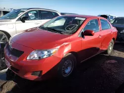 Toyota salvage cars for sale: 2009 Toyota Corolla Base