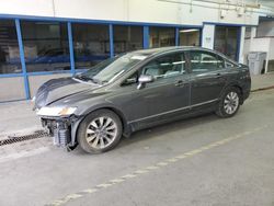 Honda salvage cars for sale: 2009 Honda Civic EX