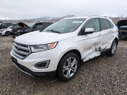 Salvage cars for sale at Magna, UT auction: 2015 Ford Edge Titanium